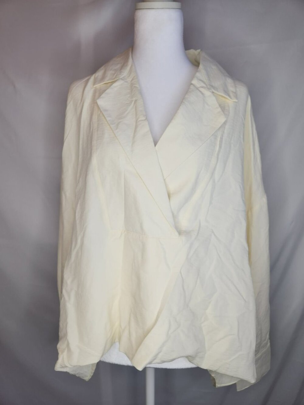 Collared Cream Blouse
